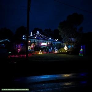 Christmas Light display at 67 Queen Road, Lilydale