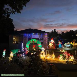 Christmas Light display at  Wills Street, Boronia