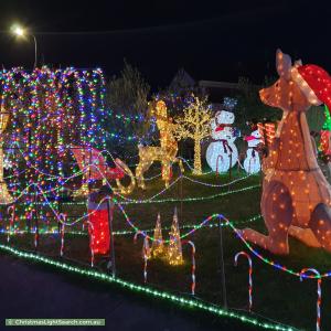 Christmas Light display at 29 Franks Way, Cranbourne North