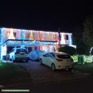 Christmas Light display at 29 Bordeau Crescent, Petrie