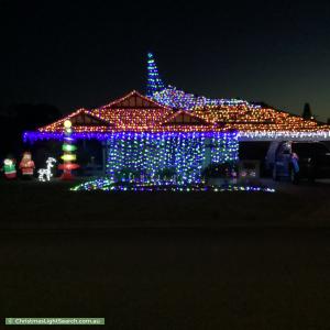 Christmas Light display at 11 Navigator Drive, Singleton