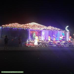 Christmas Light display at 11 Hatfield Road, Ellenbrook