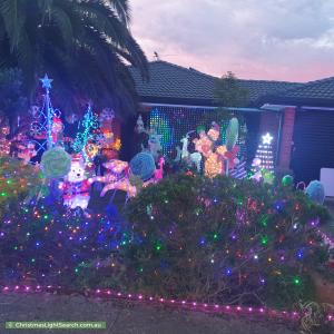 Christmas Light display at 2 Picardy Court, Hoppers Crossing