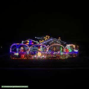 Christmas Light display at 14 Sorghum Way, Delahey