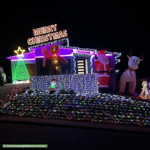 Christmas Light display at 52 Horizon Drive, Sorell
