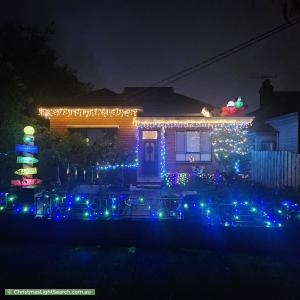 Christmas Light display at 74 Martin Street, Thornbury
