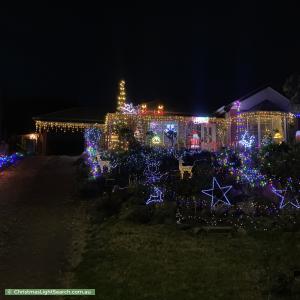 Christmas Light display at 23 Quinvale Road, Hallett Cove