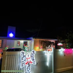 Christmas Light display at 10 Wood Street, Bentleigh