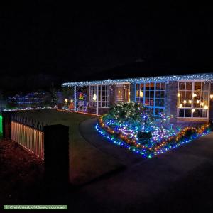 Christmas Light display at 58 Bayview Road, Lauderdale