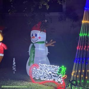 Christmas Light display at 10 Hardy Avenue, Riverwood