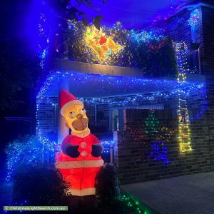 Christmas Light display at  Cairns Street, Riverwood