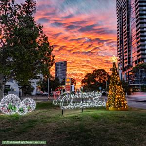 Christmas Light display at 2 The Esplanade, Mount Pleasant