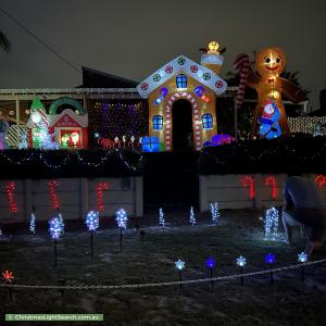 Christmas Light display at 1 Eleanor Court, Craigie