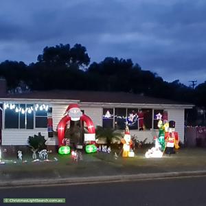 Christmas Light display at 4 Link Road, New Norfolk
