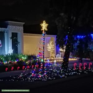 Christmas Light display at 22 Caldwell Parkway, Haynes