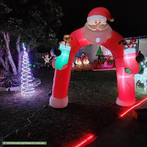 Christmas Light display at 4 Belgrave Street, Claremont