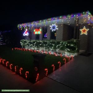 Christmas Light display at 49 Murphy Street, Oran Park