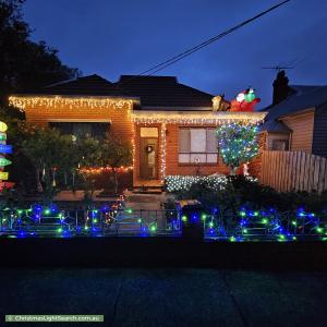 Christmas Light display at 74 Martin Street, Thornbury