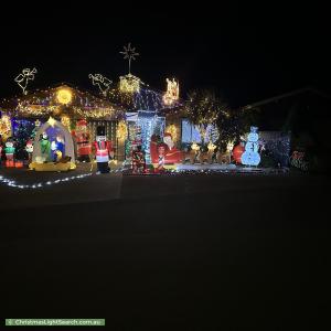 Christmas Light display at 5 Zadow Place, Richardson