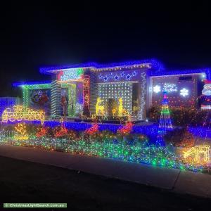 Christmas Light display at 34 Crepe Avenue, Cranbourne West