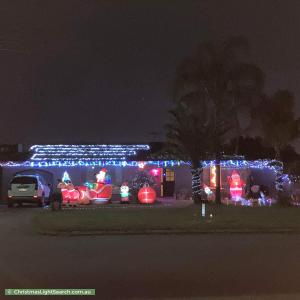 Christmas Light display at 7 Saurel Way, Ferndale