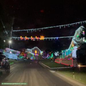 Christmas Light display at  Monarch Close, Rouse Hill