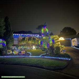 Christmas Light display at 9 Raheen Court, Vermont South