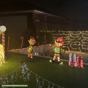 Christmas Light display at 6 Arney Close, Taylor