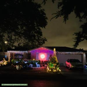 Christmas Light display at 8 Brolga Place, Nicholls
