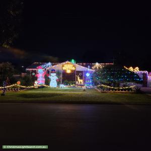 Christmas Light display at 21 Bantanga Crescent, Salisbury North