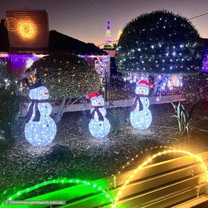 Christmas Light display at  Cockman Way, Orelia