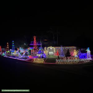 Christmas Light display at 52 Tanbark Circuit, Werrington Downs