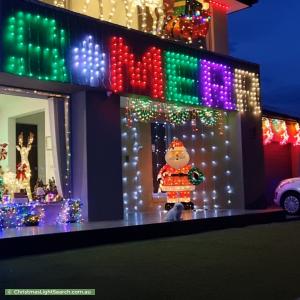 Christmas Light display at  Shaw Road, Officer