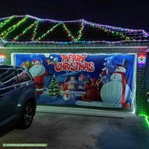 Christmas Light display at 4 Borthwick Avenue, Casey