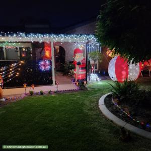 Christmas Light display at 8 Panto Avenue, Paralowie
