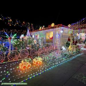 Christmas Light display at 79 Hanworth Street, Balcatta