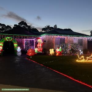 Christmas Light display at 25 Lobelia Crescent, Quakers Hill