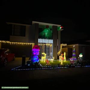 Christmas Light display at 20 Caddie Street, Cranbourne