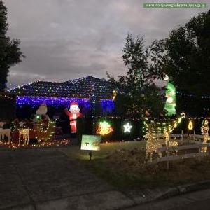 Christmas Light display at 14 Ellen Road, Narre Warren South