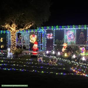 Christmas Light display at 2 Wolsey Court, Corio