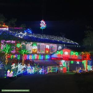 Christmas Light display at 6 Billagal Place, Blaxland