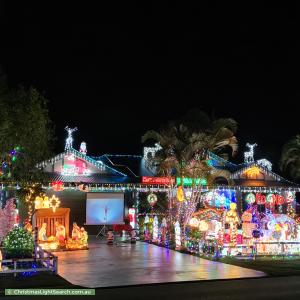 Christmas Light display at 6 Bendee Court, Narangba