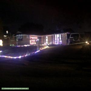 Christmas Light display at 6 Glasgow Street, Christie Downs