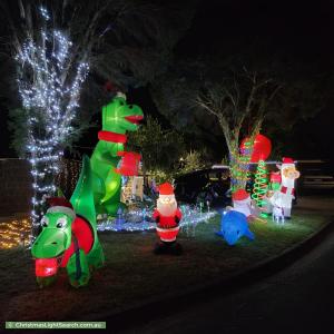 Christmas Light display at  Dargo Close, Croydon Hills