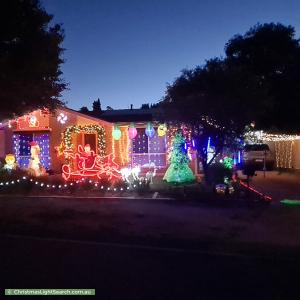 Christmas Light display at 4 Lawlor Place, Gordon