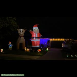 Christmas Light display at 53 Baroda Avenue, Netley