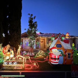 Christmas Light display at 22 Heysen Parade, Hayborough