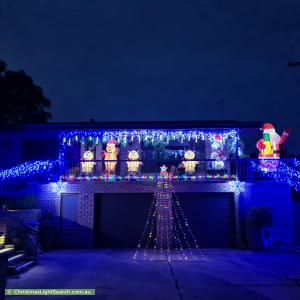 Christmas Light display at  Love Street, Flynn