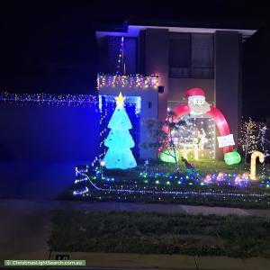 Christmas Light display at 10 Ranger Street, Clyde North