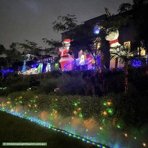 Christmas Light display at  Liberty Court, Saint Helena